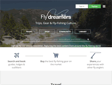 Tablet Screenshot of flydreamers.com